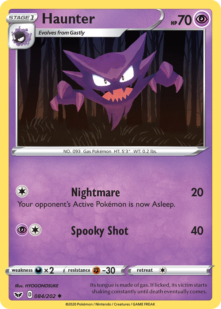 Haunter - Sword & Shield - 084