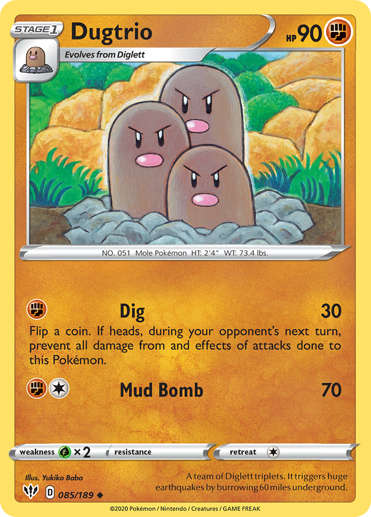 Dugtrio - Darkness Ablaze - 085