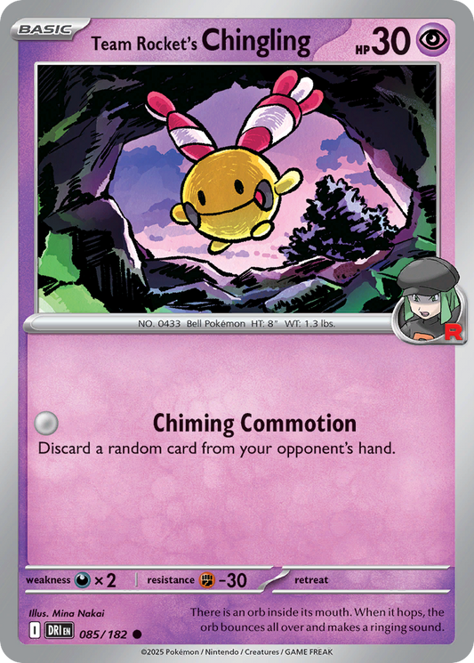 Team Rocket's Chingling - Destined Rivals - 085