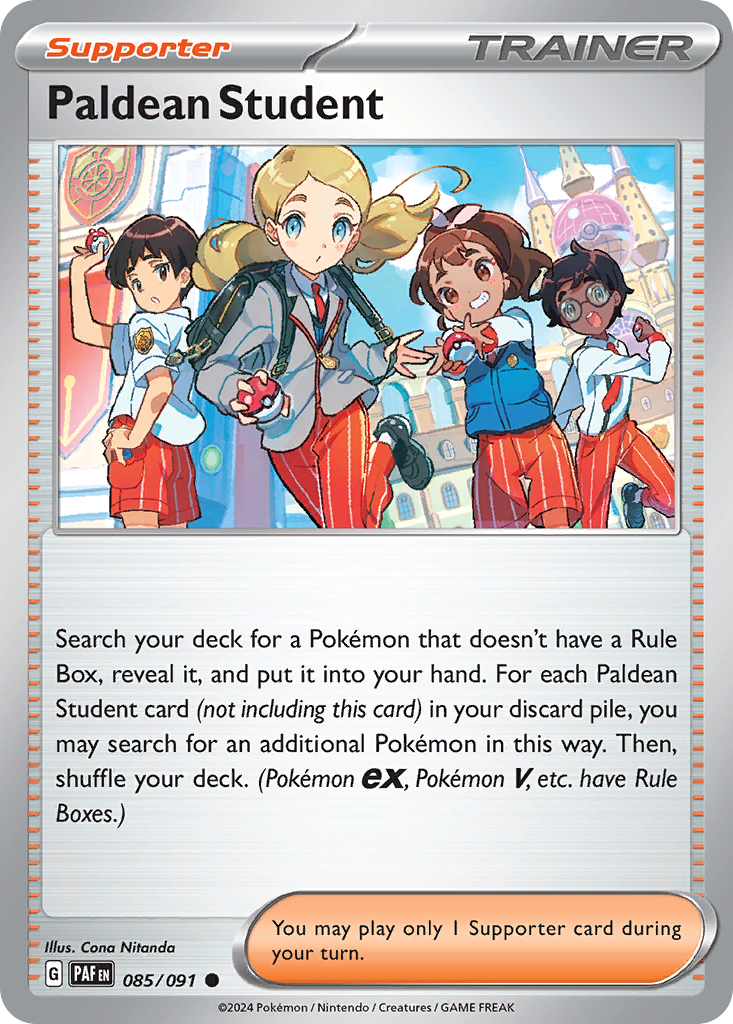 Paldean Student - Paldean Fates - 085