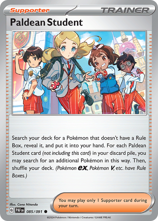 Paldean Student - Paldean Fates - 085