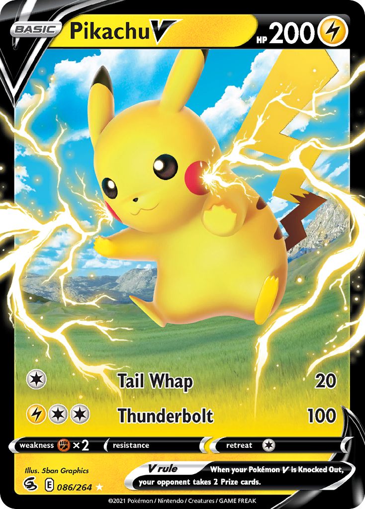 Pikachu V - Fusion Strike - 086