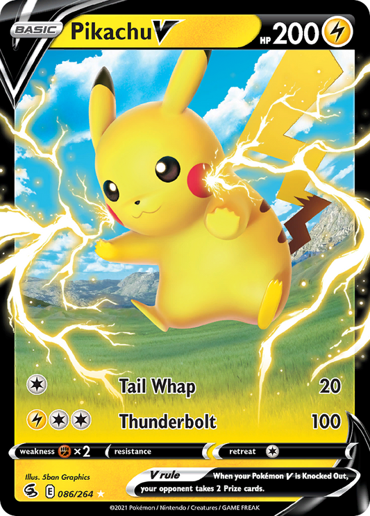 Pikachu V - Fusion Strike - 086