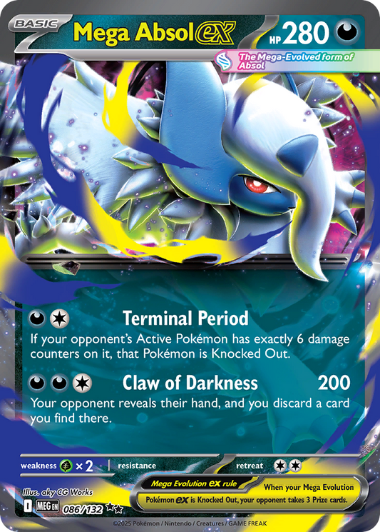 Mega Absol ex - Mega Evolution - 086