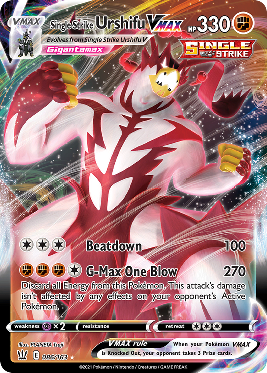 Single Strike Urshifu VMAX - Battle Styles - 086