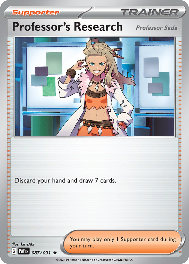 Professor's Research - Paldean Fates - 087