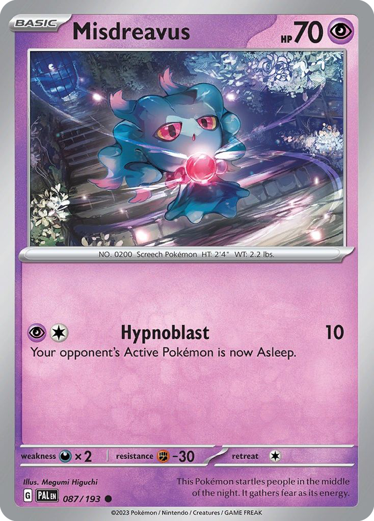 Misdreavus - Paldea Evolved - 087
