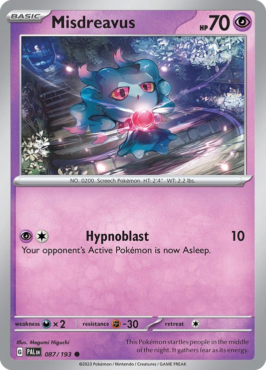 Misdreavus - Paldea Evolved - 087