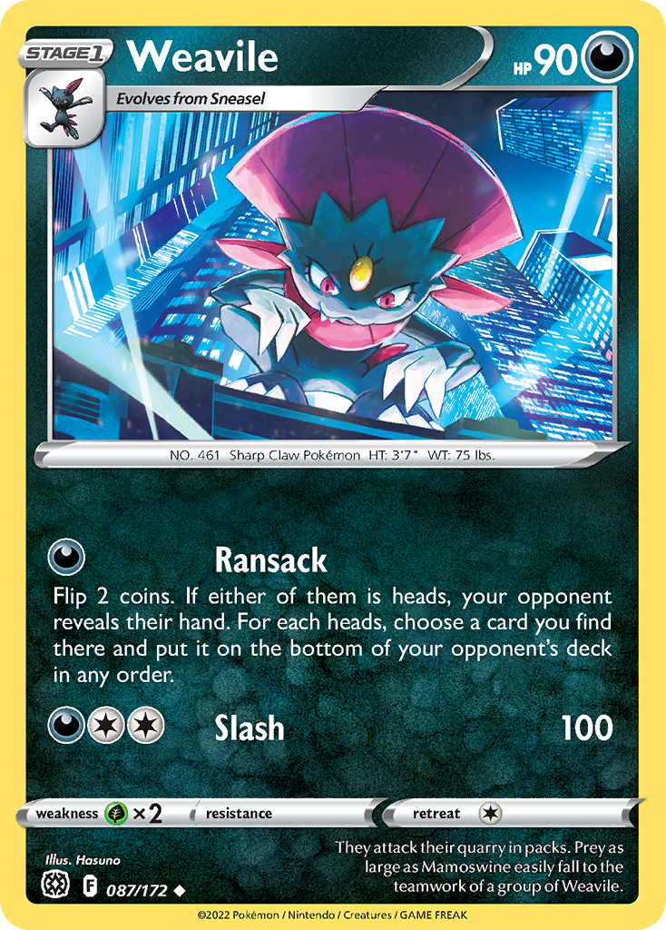 Weavile - Brilliant Stars - 087