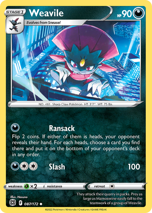 Weavile - Brilliant Stars - 087