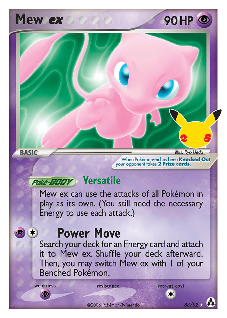 Mew ex - Celebrations: Classic Collection - 088