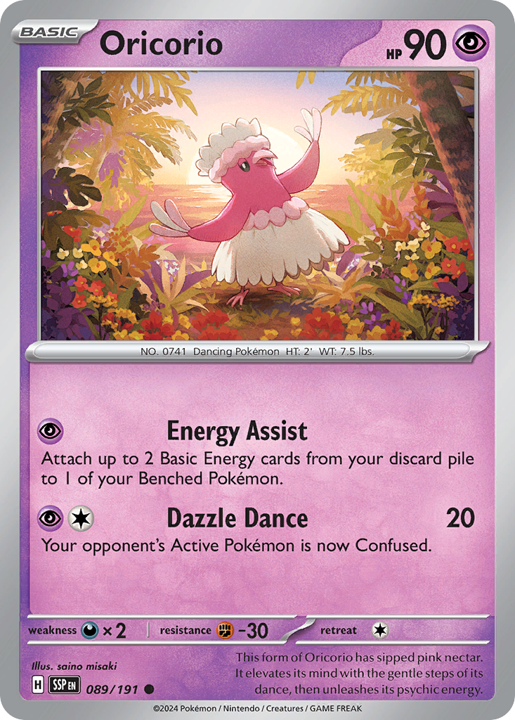 Oricorio - Surging Sparks - 089