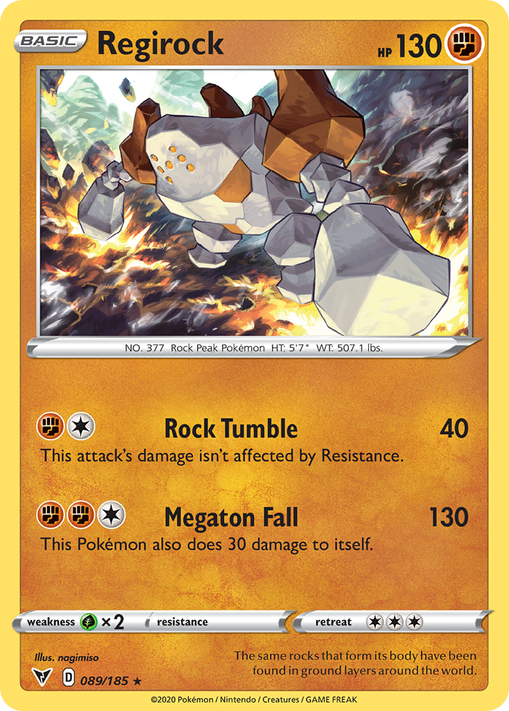 Regirock - Vivid Voltage - 089