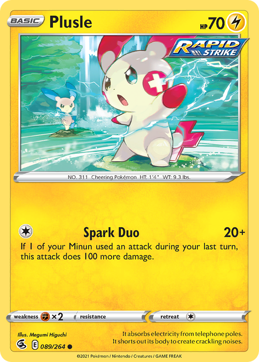 Plusle - Fusion Strike - 089