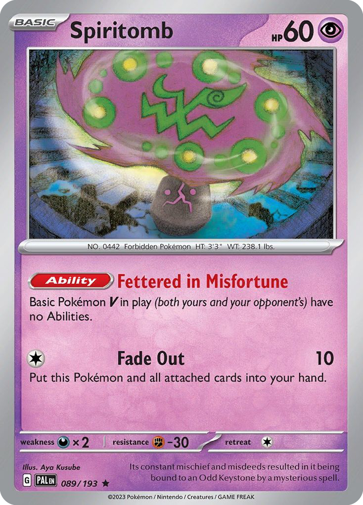 Spiritomb - Paldea Evolved - 089