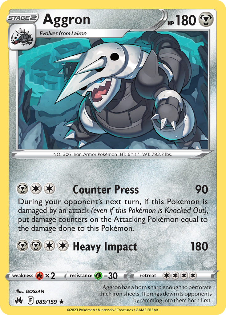 Aggron - Crown Zenith - 089
