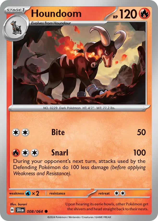 Houndoom - Shrouded Fable - 008