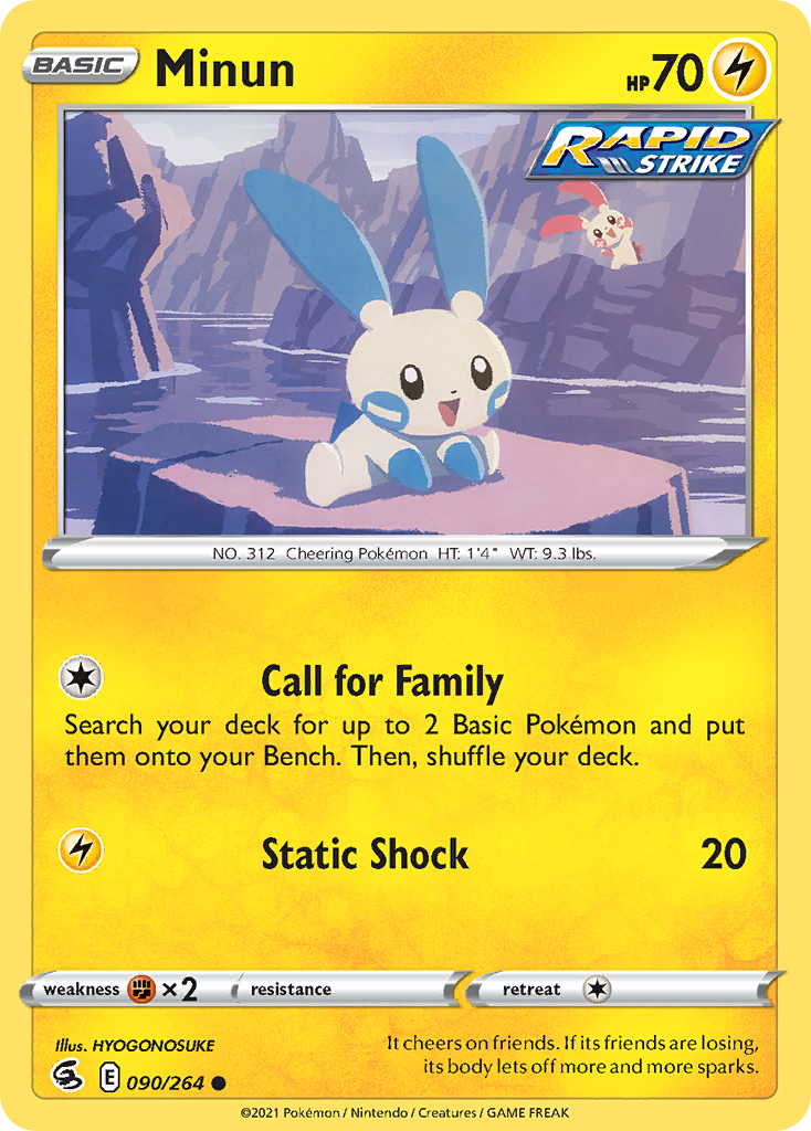 Minun - Fusion Strike - 090