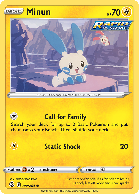 Minun - Fusion Strike - 090