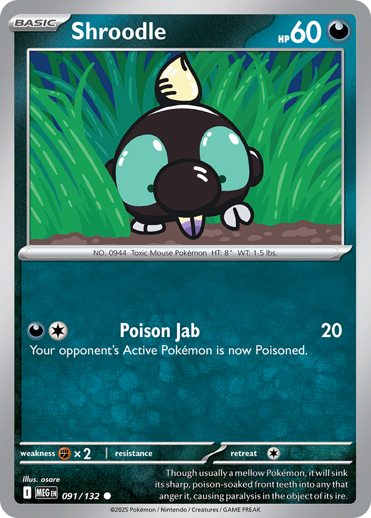 Shroodle - Mega Evolution - 091