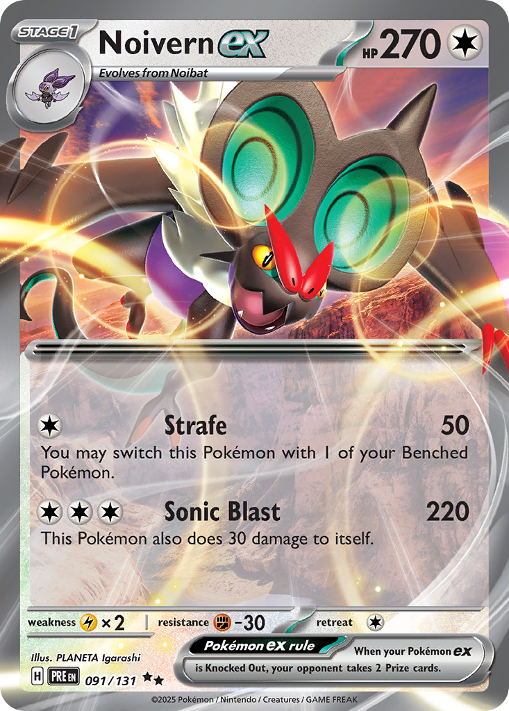 Noivern ex - Prismatic Evolutions - 091