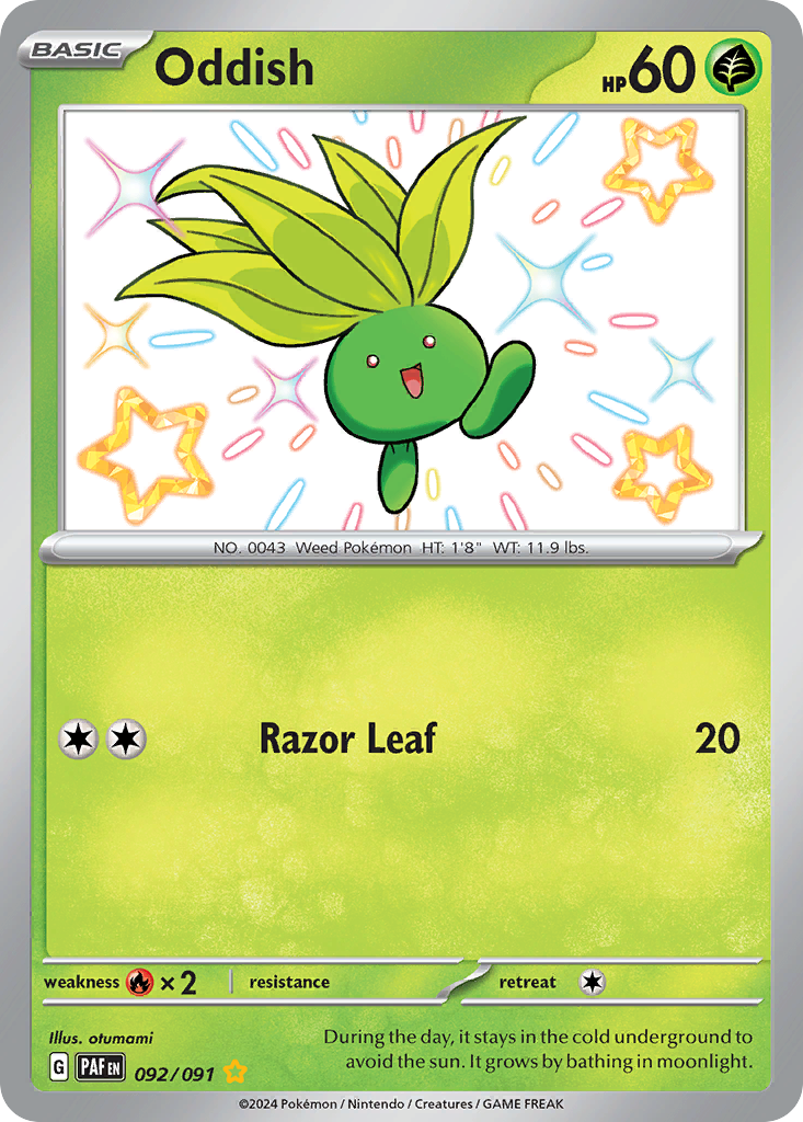 Oddish - Paldean Fates - 092