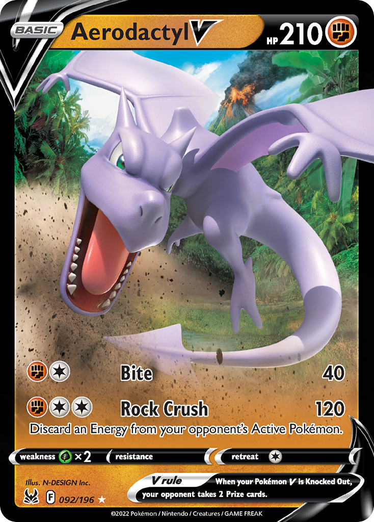 Aerodactyl V - Lost Origin - 092