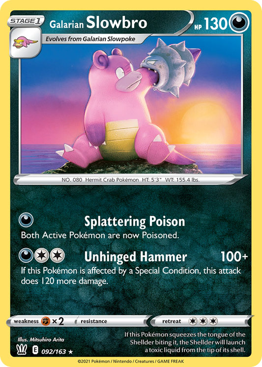 Galarian Slowbro - Battle Styles - 092