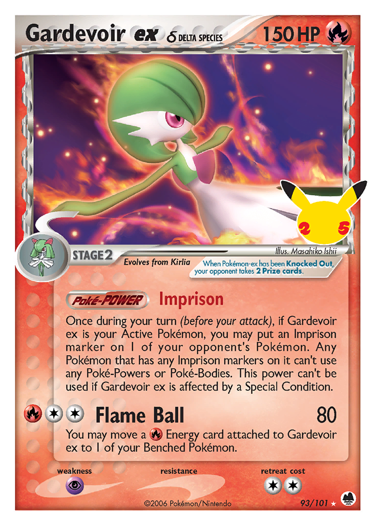 Gardevoir ex δ - Celebrations: Classic Collection - 093