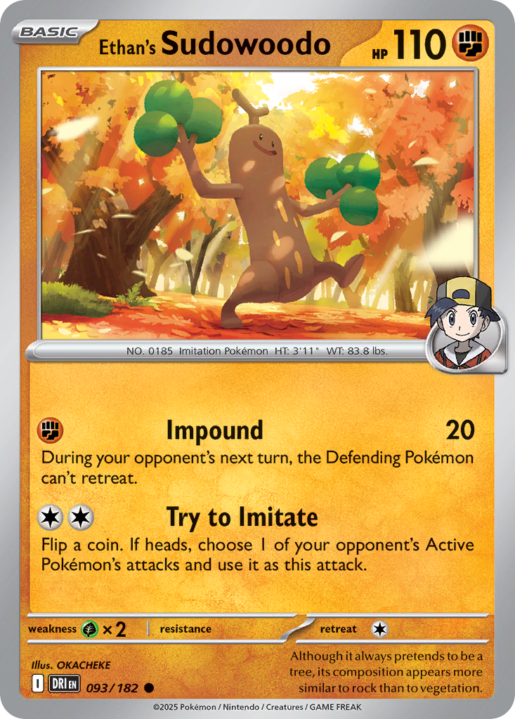 Ethan's Sudowoodo - Destined Rivals - 093