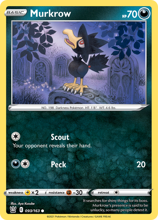 Murkrow - Battle Styles - 093
