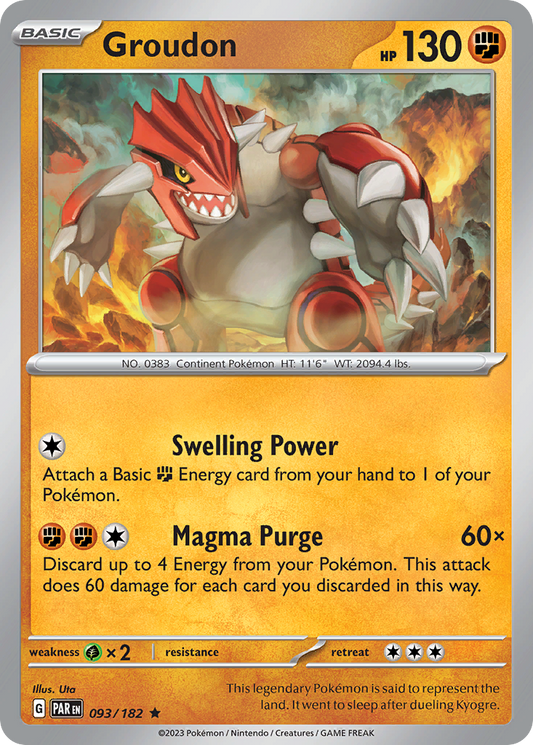 Groudon - Paradox Rift - 093