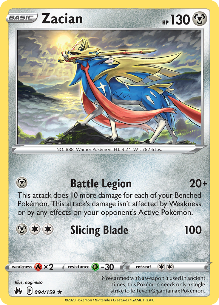 Zacian - Crown Zenith - 094