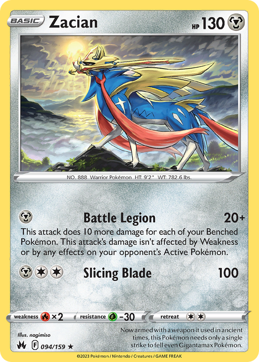 Zacian - Crown Zenith - 094