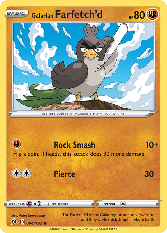 Galarian Farfetch'd - Rebel Clash - 094