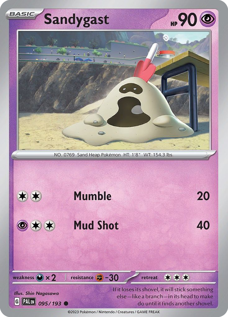 Sandygast - Paldea Evolved - 095