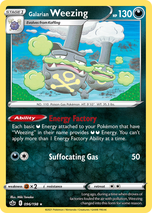 Galarian Weezing - Chilling Reign - 096