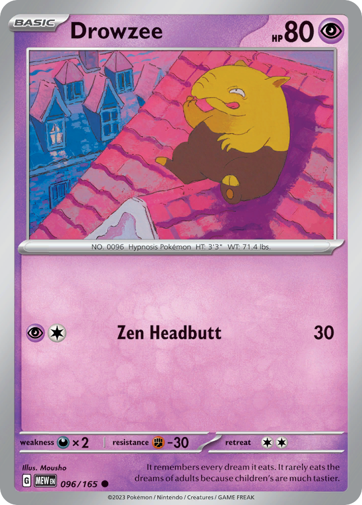 Drowzee - 151 - 096
