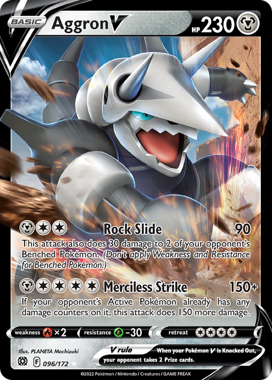 Aggron V - Brilliant Stars - 096