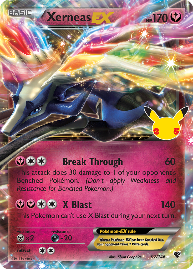 Xerneas-EX - Celebrations: Classic Collection - 097