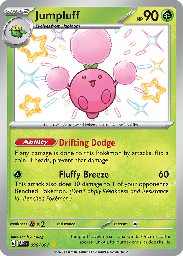 Jumpluff - Paldean Fates - 098