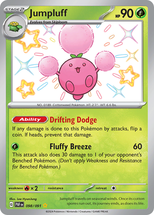 Jumpluff - Paldean Fates - 098