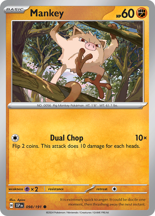 Mankey - Surging Sparks - 098