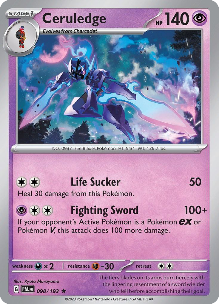 Ceruledge - Paldea Evolved - 098