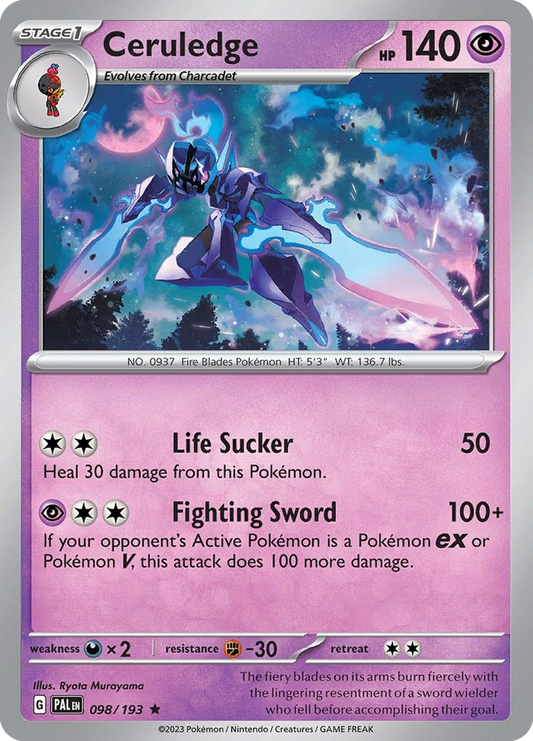 Ceruledge - Paldea Evolved - 098