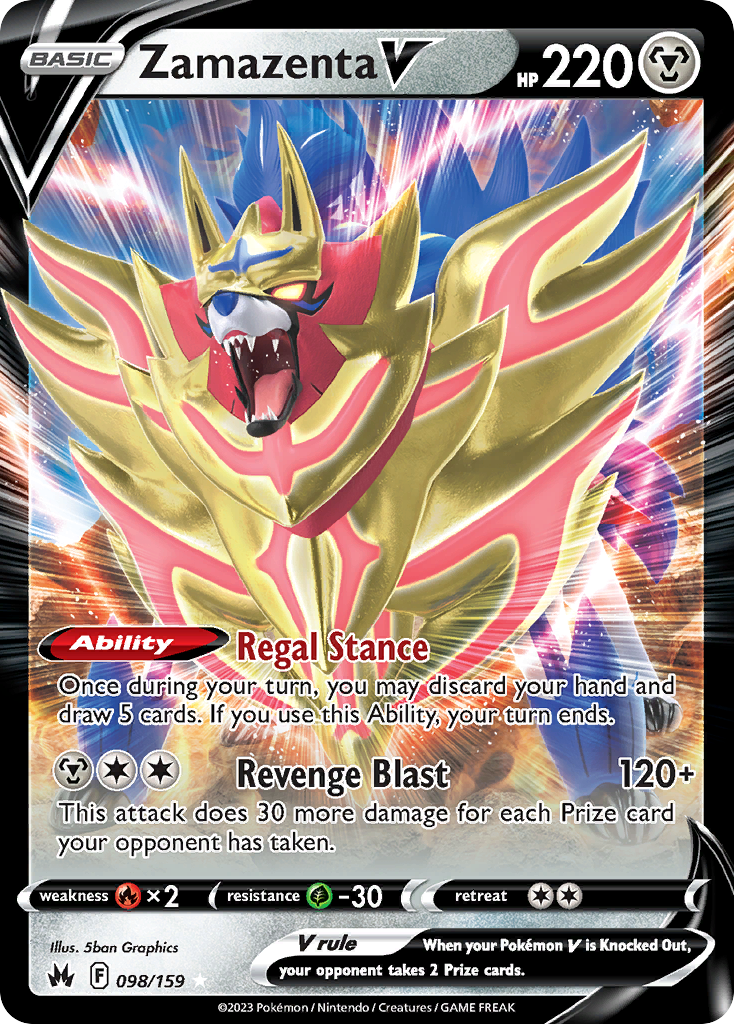 Zamazenta V - Crown Zenith - 098