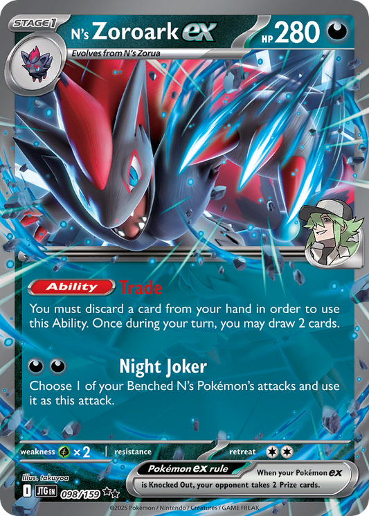 N's Zoroark ex - Journey Together - 098