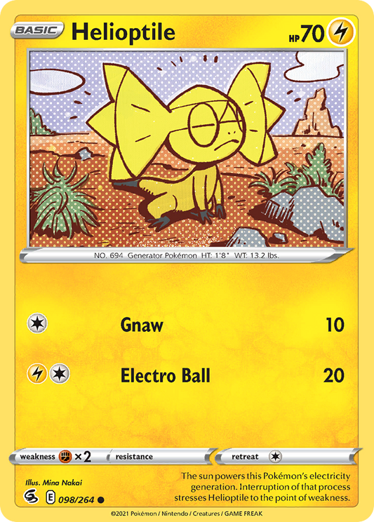 Helioptile - Fusion Strike - 098
