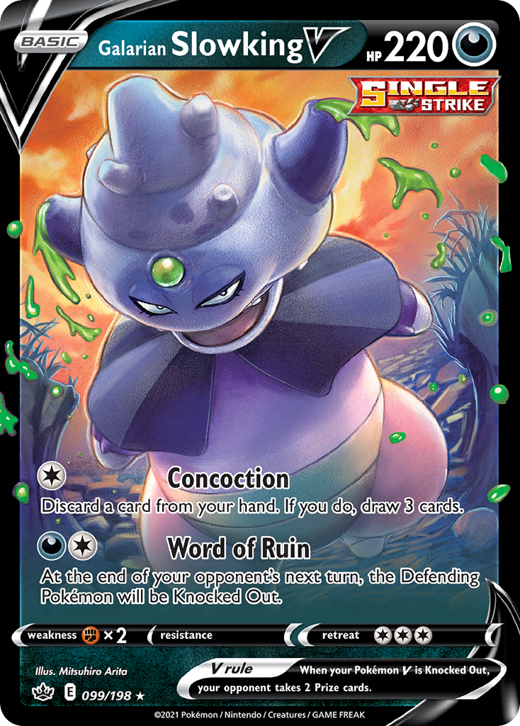 Galarian Slowking V - Chilling Reign - 099