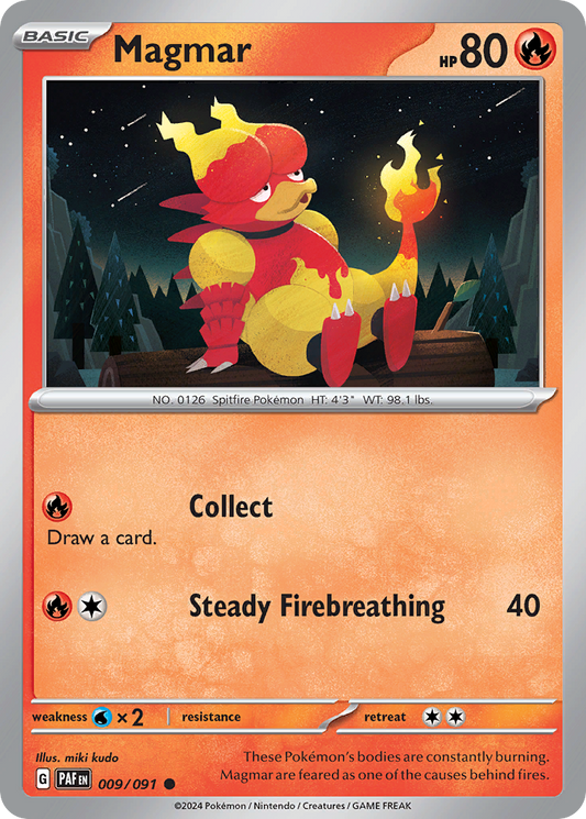 Magmar - Paldean Fates - 009